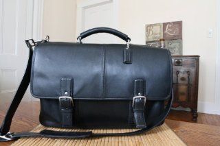 Coach Crosby Leather Flap Business Brief