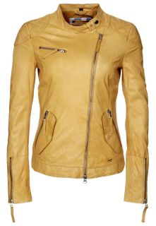 Maze   DALLAS   Leather jacket   yellow