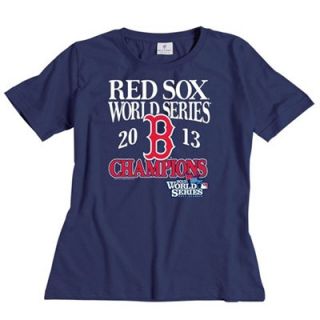 Boston Red Sox 2013 MLB World Series Champions Youth Big Champions T Shirt   Navy Blue