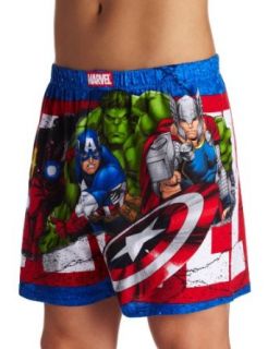 Briefly Stated Men's Avengers Interactive Boxer, Multi, Small Clothing