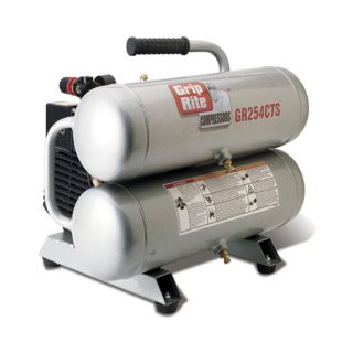 Grip Rite 2 HP 4.3 Gallon 135 PSI Electric Air Compressor