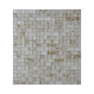 American Olean Visionaire Smokey Ballad Glass Mosaic Subway Indoor/Outdoor Wall Tile (Common 2 in x 4 in; Actual 12.87 in x 12.87 in)