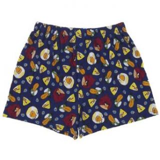 Men's Licensed Novelty Boxers (100% Cotton)   Angry Birds Character   Small at  Mens Clothing store
