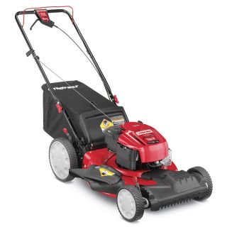 Troy Bilt TB230 190cc 21 in Self Propelled Front Wheel Drive 3 in 1 Gas Push Lawn Mower with Briggs & Stratton Engine