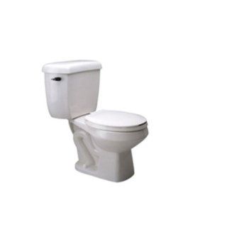 Zurn Z5575 Round Front Pressure Assist, 1.6 gpf, Two Piece Toilet