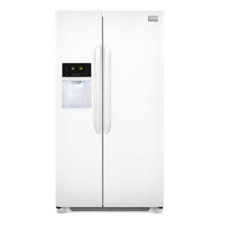 Frigidaire Gallery 26 cu ft Side by Side Refrigerator with Single Icemaker (White) ENERGY STAR