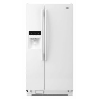 Maytag 22 cu ft Side by Side Refrigerator (White) ENERGY STAR