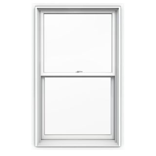 JELD WEN 30 1/8 in x 56 3/4 in Tradition Series Aluminum Clad Double Pane New Construction Double Hung Window