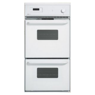 Maytag 24 in Self Cleaning Double Electric Wall Oven (White)