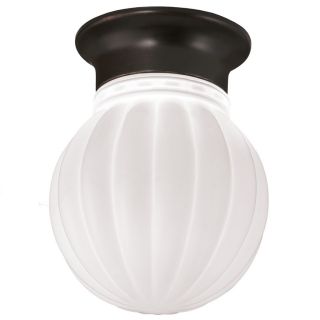 Project Source 5.91 in W Dark Oil Rubbed Bronze Ceiling Flush Mount