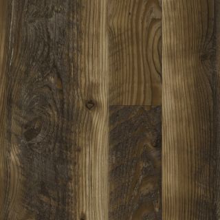 allen + roth 7.6 in W x 4.23 ft L Kettle Pine Embossed Laminate Wood Planks