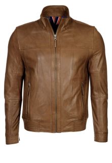 Tommy Hilfiger Tailored   FERDI   Leather jacket   brown
