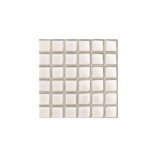 American Olean Legacy Glass Pearl Glass Mosaic Square Indoor/Outdoor Wall Tile (Common 12 in x 12 in; Actual 11.87 in x 11.87 in)