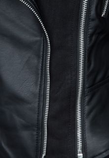 Noisy May WATERFALL   Faux leather jacket   black