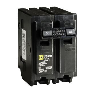 Square D Homeline 35 Amp Double Pole Circuit Breaker