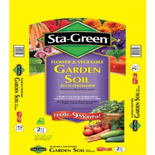 Sta Green 2 cu ft Flower and Vegetable Garden Soil