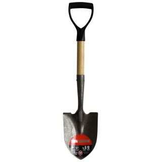 True Temper Short Handle Wood Digging Shovel