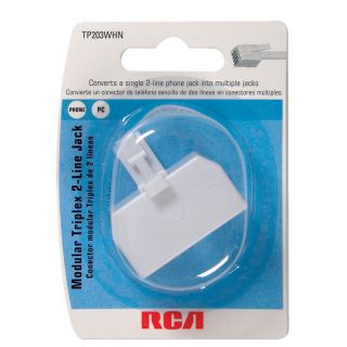 RCA 1 Gang Wall Plate