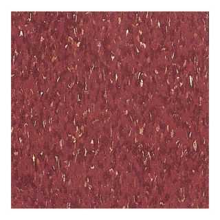 Armstrong 12 In x 12 In Jester Red Chip Pattern Commercial Vinyl Tile