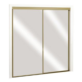 ReliaBilt Mirrored Sliding Door (Common 80.5 in x 60 in; Actual 80 in x 60 in)