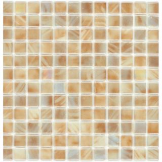 Elida Ceramica Recycled Coconut Glass Mosaic Square Indoor/Outdoor Wall Tile (Common 12 in x 12 in; Actual 12.5 in x 12.5 in)
