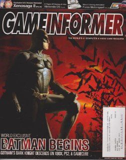 Gameinformer Magazine December 2004 (Issue #140) Batman Begins varoius Books