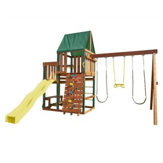 Swing N Slide Chesapeake Ready to Assemble Kit Residential Wood Playset with Swings