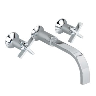 American Standard Berwick Polished Chrome 2 Handle Widespread WaterSense Bathroom Sink Faucet (Drain Included)