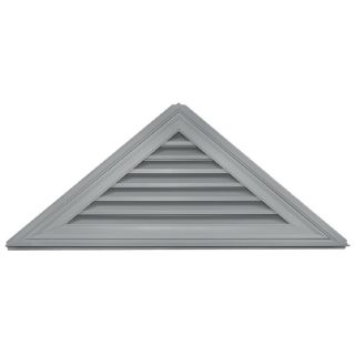 Builders Edge Paintable Vinyl Gable Vent (Fits Opening 9 in x 9 in; Actual 10/12 in Pitch  23 in x 56 in)