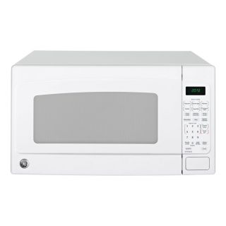 GE 2 cu ft 1,200 Watt Countertop Microwave (White)