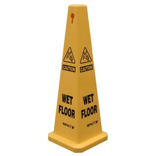 The Hillman Group 36 in x 12.5 in Wet Floor Caution Cone Sign
