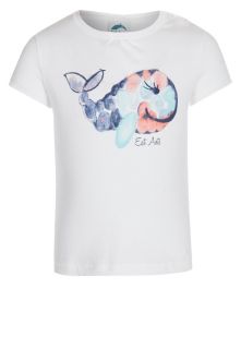 Eat ants by Sanetta   Print T shirt   white