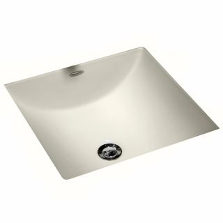 American Standard Studio Carre Linen Undermount Square Bathroom Sink with Overflow