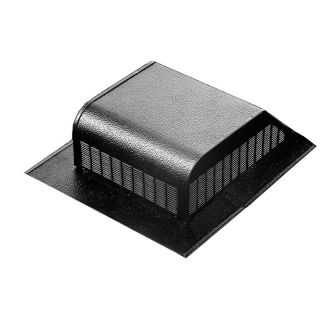 Air Vent Black Steel Roof Vent (Fits Opening 8 in; Actual 20.375 in x 15.875 in x 4.875 in)
