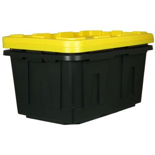 Centrex Plastics, LLC 2 Pack 27 Gallon Tote with Standard Snap Lid
