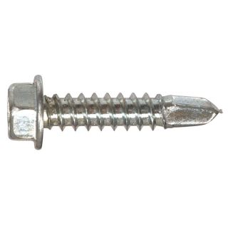 The Hillman Group 397 Count #6 x 0.5 in Zinc Plated Self Drilling Interior/Exterior Sheet Metal Screws