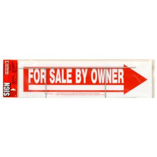 Hillman Sign Center 6 in x 24 in For Sale By Owner Sign