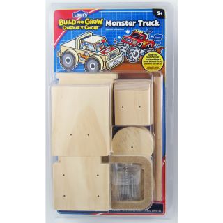 Build and Grow Kids Beginner Build and Grow Monster Truck Project Kit