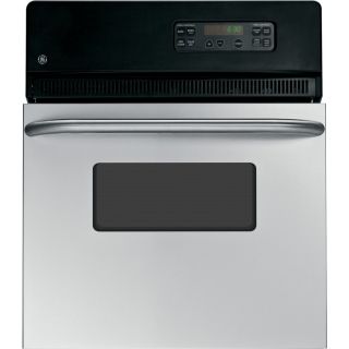 GE 24 in Self Cleaning Single Electric Wall Oven (Stainless)
