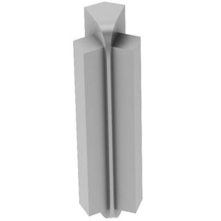 Schluter Systems 5/16 in 135 Degree Satin Aluminum Step In Corner Trim