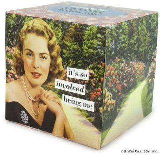 Anne Taintor Tissue Box, Mini, It's So Involved Being Me   Facial Tissue