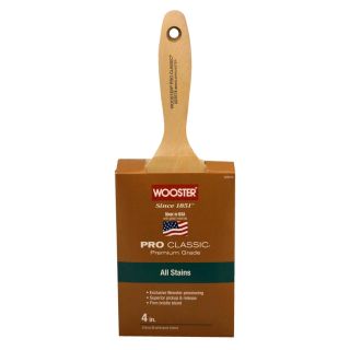 Wooster 4 in Wall Natural Paint Brush