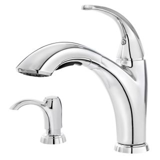 Pfister Selia Polished Chrome 1 Handle Pull Out Kitchen Faucet