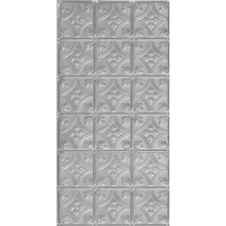 Armstrong 48 1/2 in Stainless Steel Metal Kitchen Backsplash