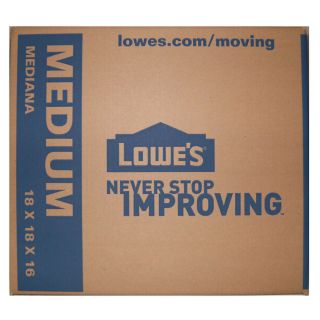 Recycled Cardboard Moving Box (Common Medium; Actual 18 in x 16 in)