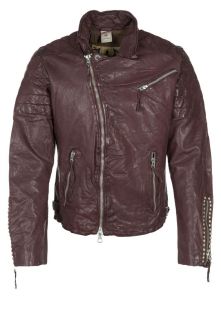 True Religion   Leather jacket   red