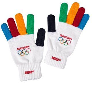 Gloves Official Merchandise Winter Olympic Games Sochi 2014 Bosco Sport New (Children size 4 6 yrs)  Sports & Outdoors