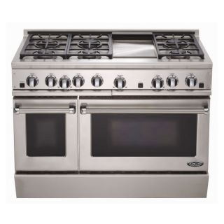 DCS by Fisher & Paykel 48 Inch Double Oven Gas Range  (Color Stainless Steel)