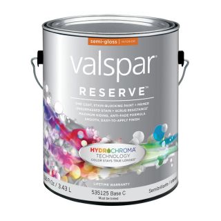 Valspar Reserve 116 fl oz Interior Semi Gloss Multicolor Latex Base Paint and Primer in One with Mildew Resistant Finish