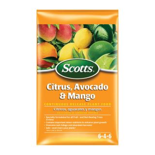Scotts 20 lb Citrus Avocado and Mango Trees Plant Food Granules (6 4 6)